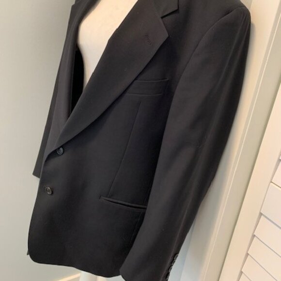 Valentino Black, Size 44R Blazer VINTAGE - Picture 2 of 4
